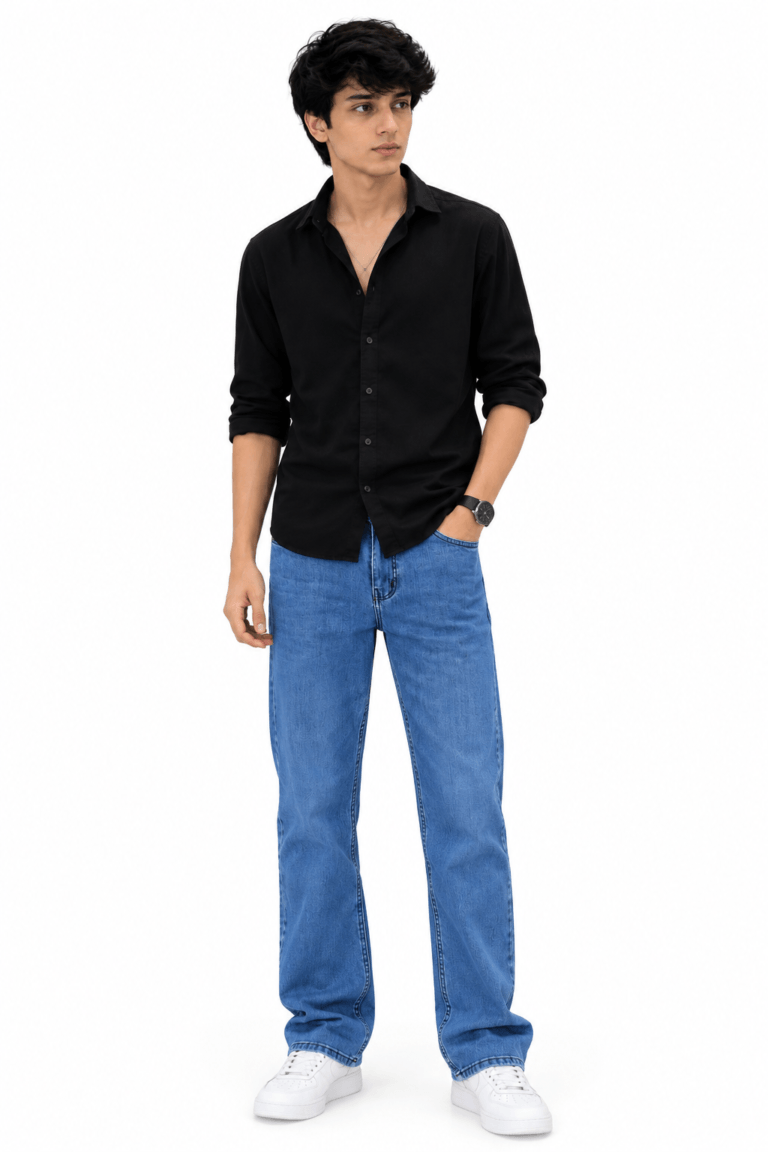 Men’s regular fit blue jeans in Pakistan by TopJeans