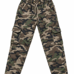Topjeans men’s green camouflage cargo jogger pants