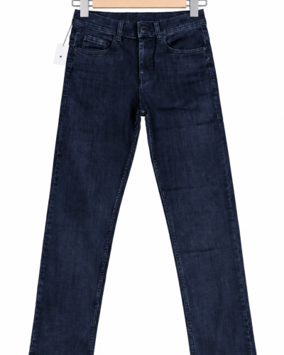 Men’s dark blue regular fit jeans in Pakistan by TopJeans