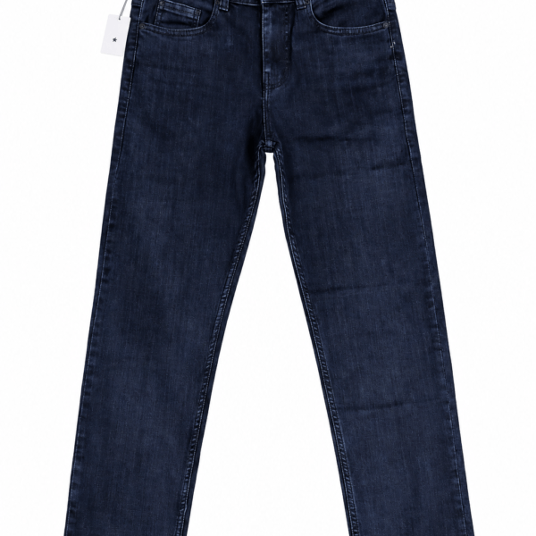 Men’s dark blue regular fit jeans in Pakistan by TopJeans