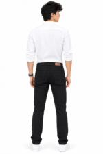 Topjeans Men’s Black Slim Fit Jeans – Classic Casual Denim Pants - Image 2