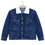 Men's Sherpa Collar Denim Jacket – Winter Collection